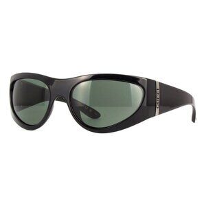 New GUCCI Black Wraparound GG1575S 001 Sunglasses Women